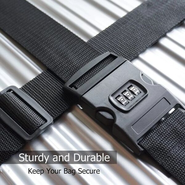 travel suitcase strap with password lock adjustable cross luggage belt for securing bags durable luggage strap travel suitcase strap with password lock adjustable cross luggage belt for securing bags durable luggage strap
